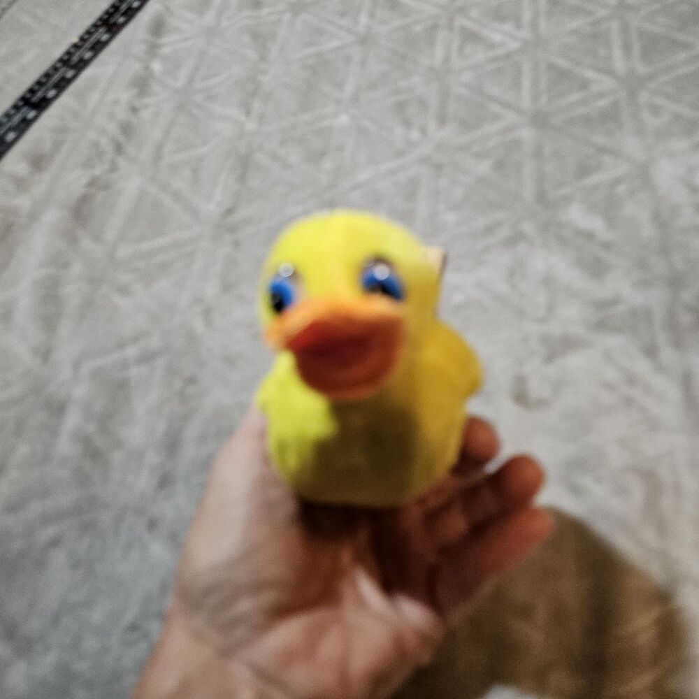 Yellow Duck Plush Stuffed Animal Toy - Soft Plush Bird Collectible